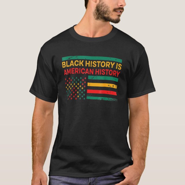 T-shirt Histoire Noire Histoire Américaine Histoire Noire  (Devant)