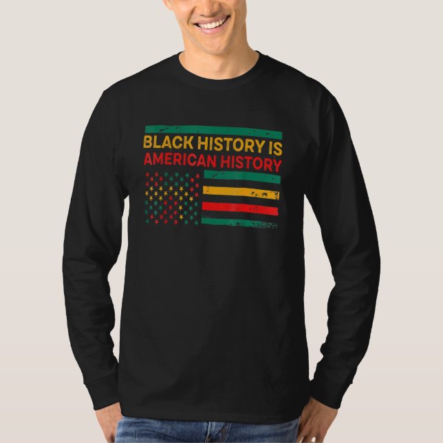T-shirt Histoire Noire Histoire Américaine Histoire Noire  (Devant)