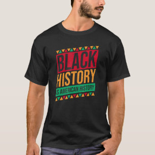 T-shirt Histoire Noire Histoire Américaine Retro Black His