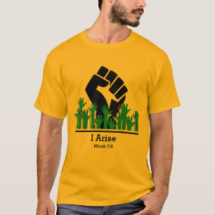 T-shirt Histoire noire - I ARISE - Personnalisé Micah 7:8