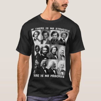 T-shirt Histoire noire Lutte et progrès Frederick Dougla