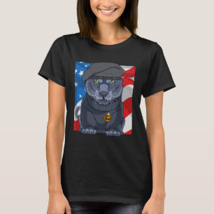 T-shirt Histoire noire Parti Panther Patriotique Afro-Amér