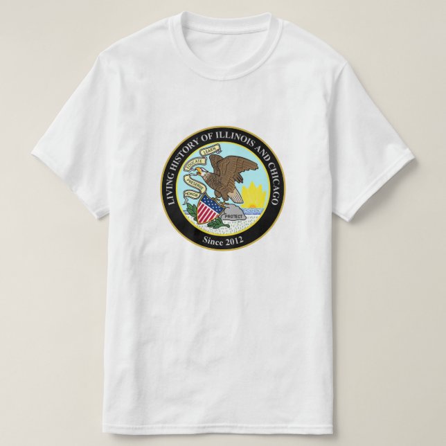 T-shirt Histoire vivante de l'Illinois et de la communauté (Design devant)