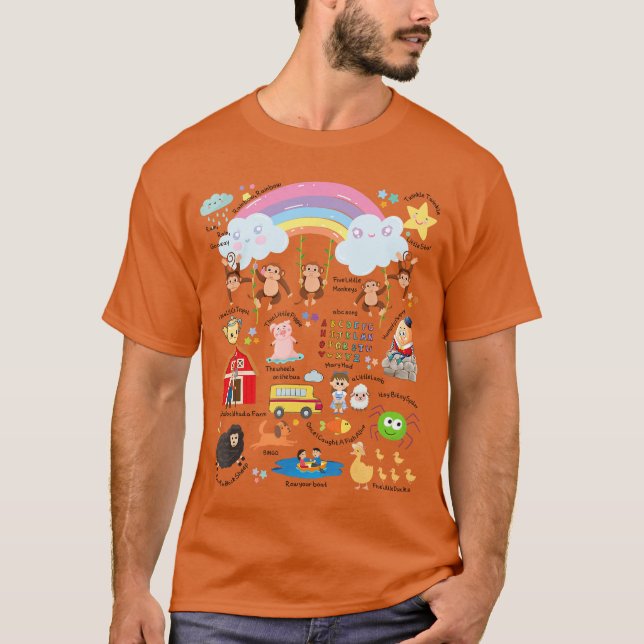 T-shirt Histoires Contes Comptines Pour Enfants L (Devant)