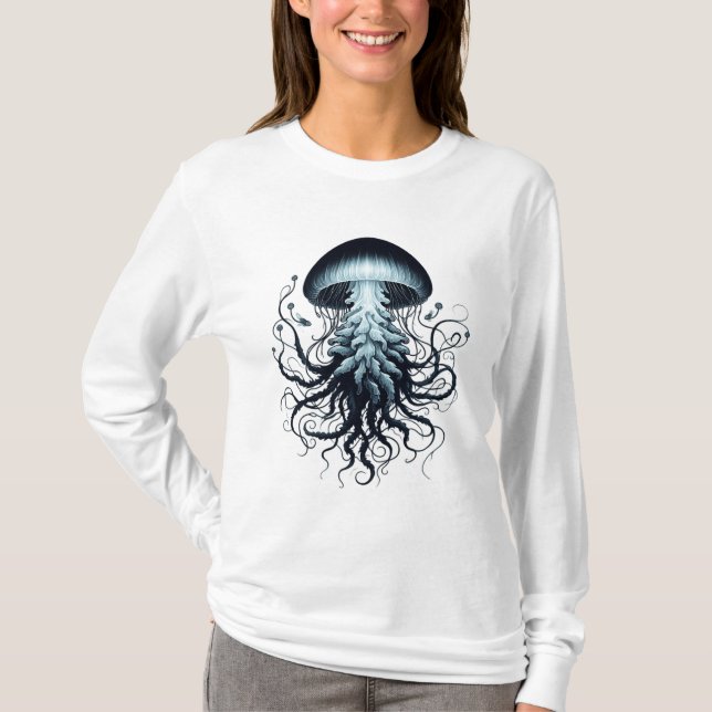 T-shirt Histoires de Deep - Poissons de gelée (Devant)