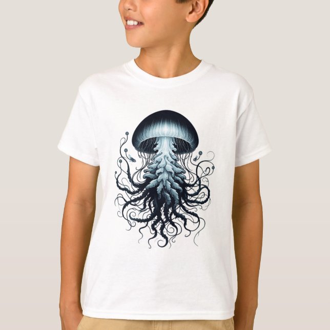 T-shirt Histoires de Deep - Poissons de gelée (Devant)