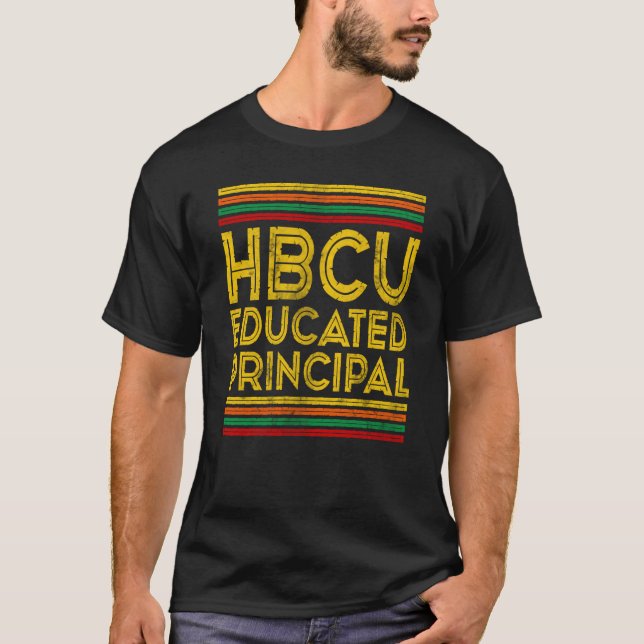 T-shirt Historical Black College Alumni HBCU Educated Prin (Devant)