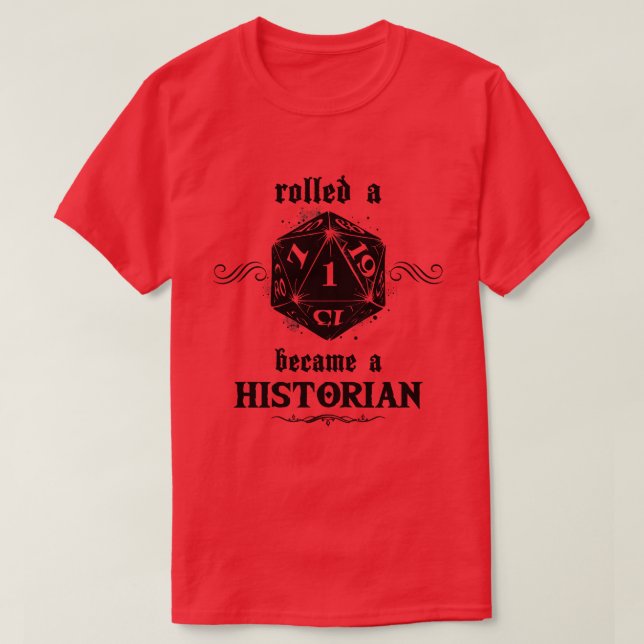T-shirt Historien des rouleaux malchanceux (Design devant)