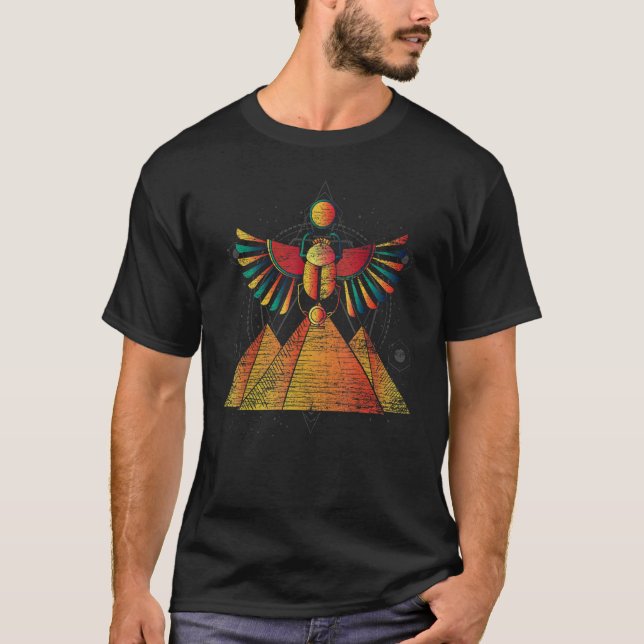T-shirt Historien Fier Égyptien Tut Ankh Pyramide Ancien (Devant)
