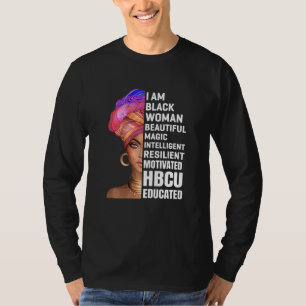 T-shirt Historiquement Black College University Student Hb