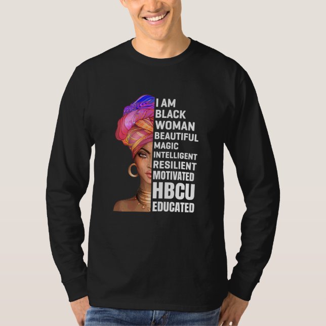 T-shirt Historiquement Black College University Student Hb (Devant)