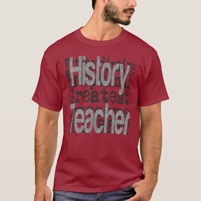 T-shirt Historiy Teacher (Devant)
