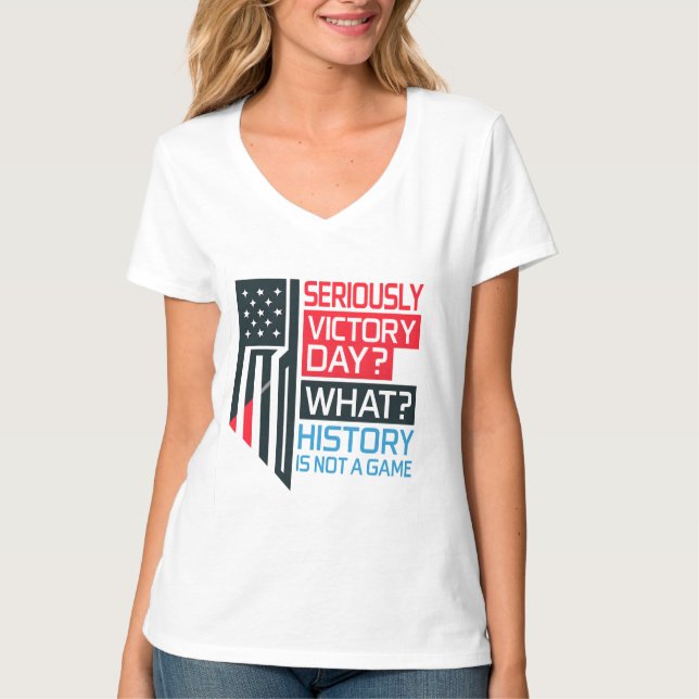 T-shirt History Matters - Bold Political Statement Art (Devant)