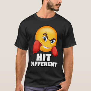 T-shirt Hit Different Meme Emote Fitness Fitness Salle De