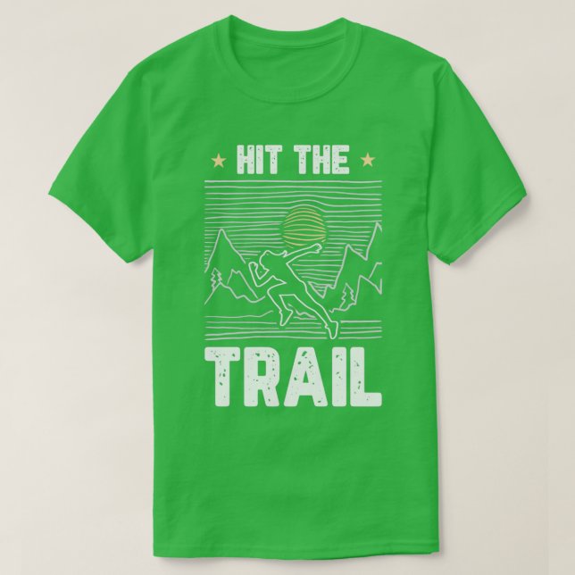 T-shirt Hit the Trail Design pour un sportif de loisir 3 (Design devant)