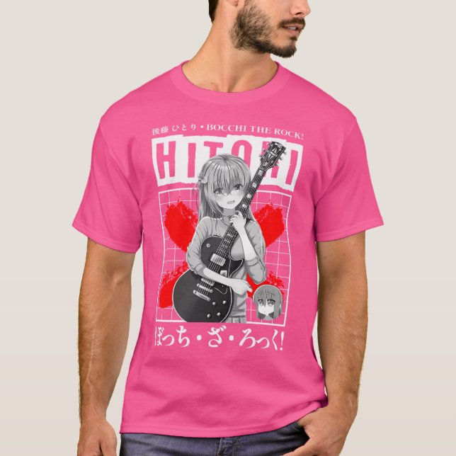 T-shirt Hitori Gotou - Bocchi Le Rocher (Devant)