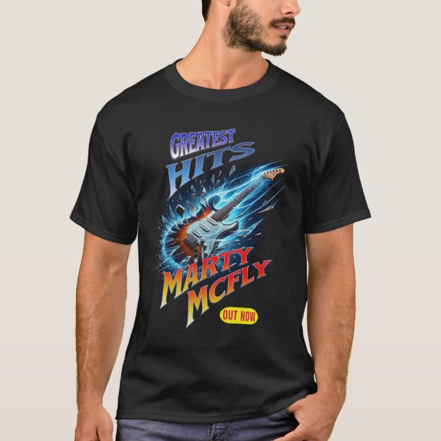 T-SHIRT HITS MARTY MCFLY GREATEST (Devant)