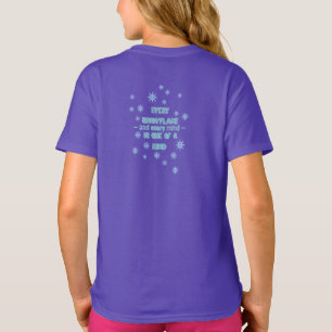 T-shirt Hiver Ausome – Une girafe flocon de neige unique