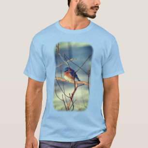T-shirt Hiver Bluebird Nature animale