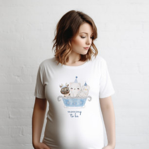 T-shirt Hiver Bois Baby shower des animaux de l'Arctique