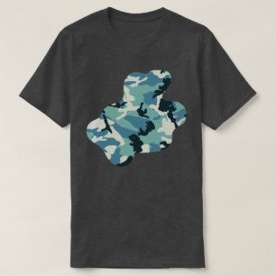 T-shirt Hiver Camo Motif Paint Splat v3