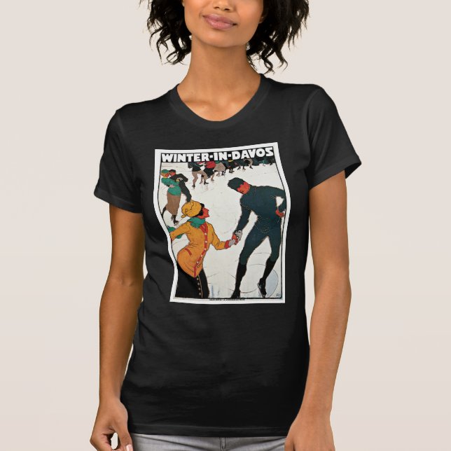 T-shirt Hiver dans Davos (Devant)