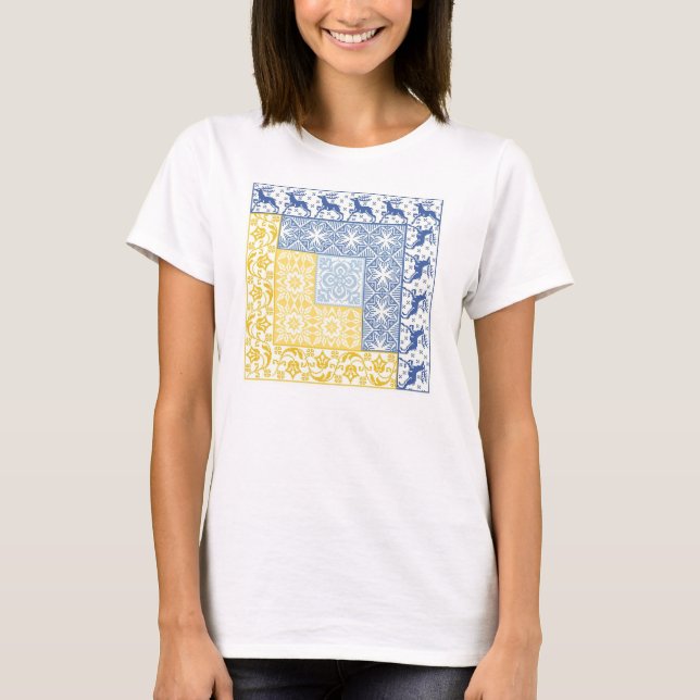 T-shirt Hiver de cabine de rondin (Devant)