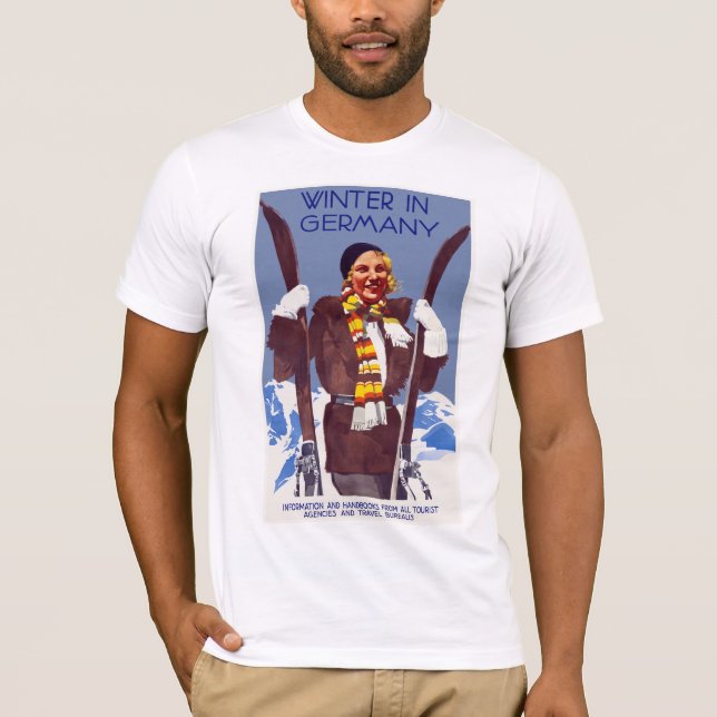 T-shirt Hiver en Allemagne (Devant)