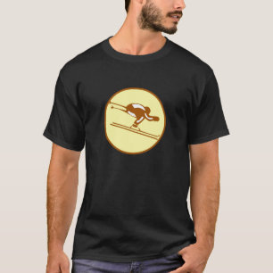 T-SHIRT HIVER INCLINÉ DE SKI