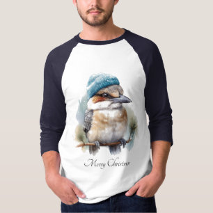 T-shirt Hiver Kookaburra voeux, personnalisé