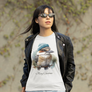 T-shirt Hiver Kookaburra voeux, personnalisé