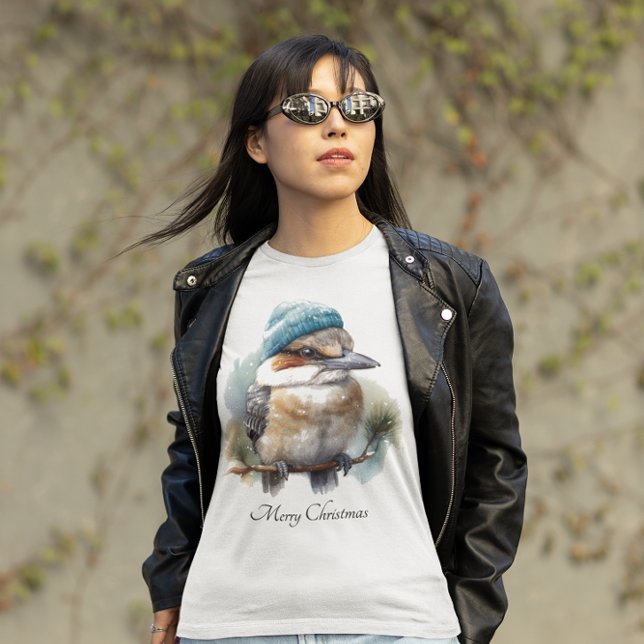 T-shirt Hiver Kookaburra voeux, personnalisé (Créateur téléchargé)