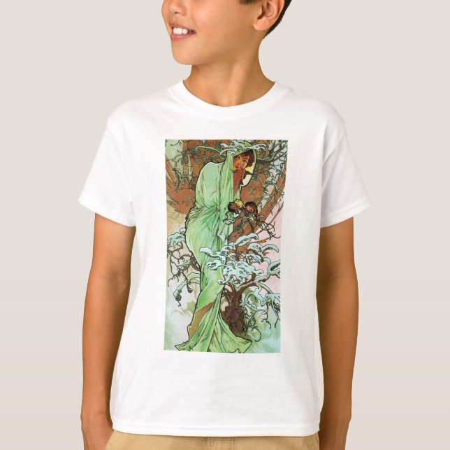 T-shirt Hiver, Mucha (Devant)