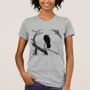 T-shirt Hiver Raven Edgar Allan Poe de B&W