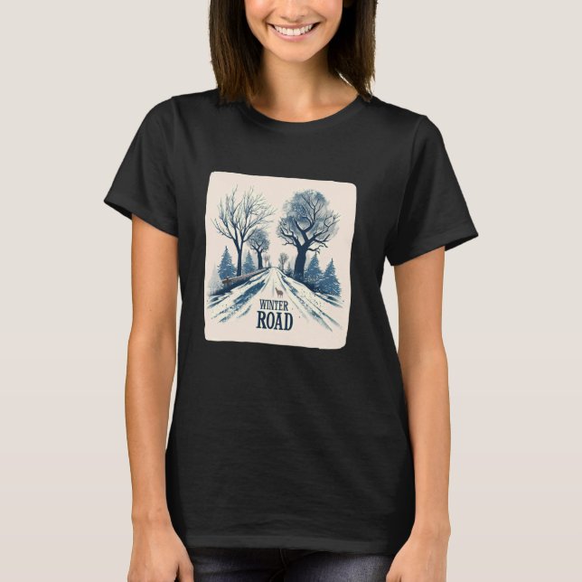 T-shirt Hiver Road Outdoor for cosy Fans (Devant)