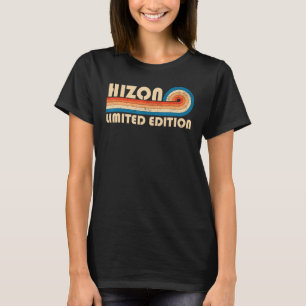 T-shirt HIZON Nom de famille Retro Vintage 80s 90s Anniver