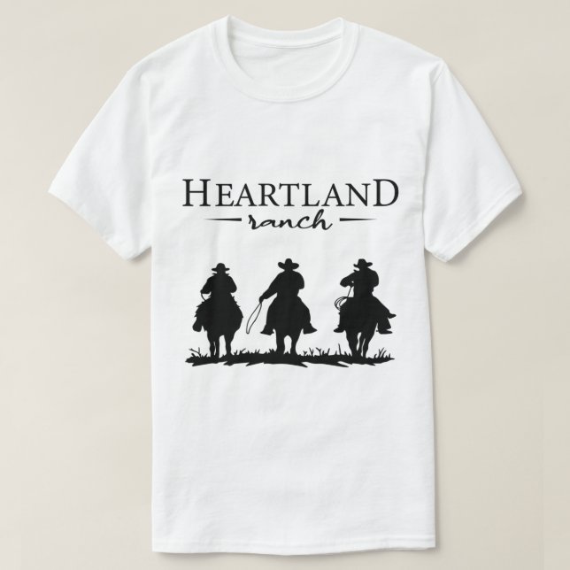 T-shirt HL Ranch, Heartland, Heartland ranch, Heartland UK (Design devant)