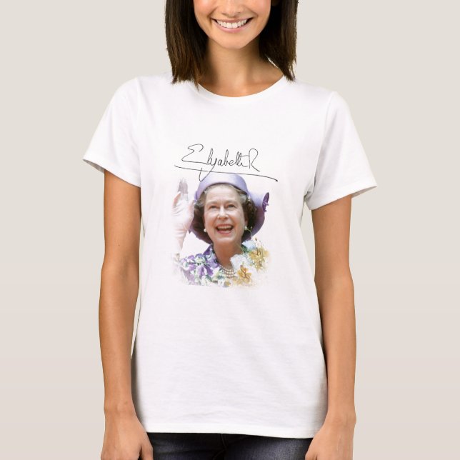 T-shirt HM Queen Elizabeth II (Devant)