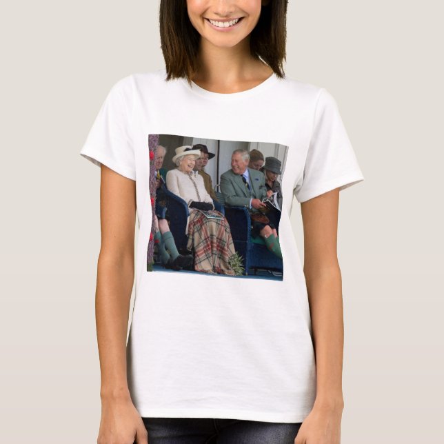 T-shirt HM Queen Elizabeth II and HRH Prince Charles 2014 (Devant)