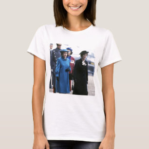 T-shirt HM Queen Elizabeth II-Margaret Thatcher