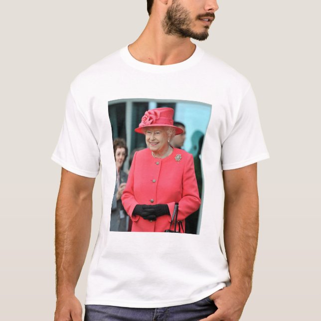 T-shirt HM Queen Elizabeth II Warrington 2012 Professional (Devant)