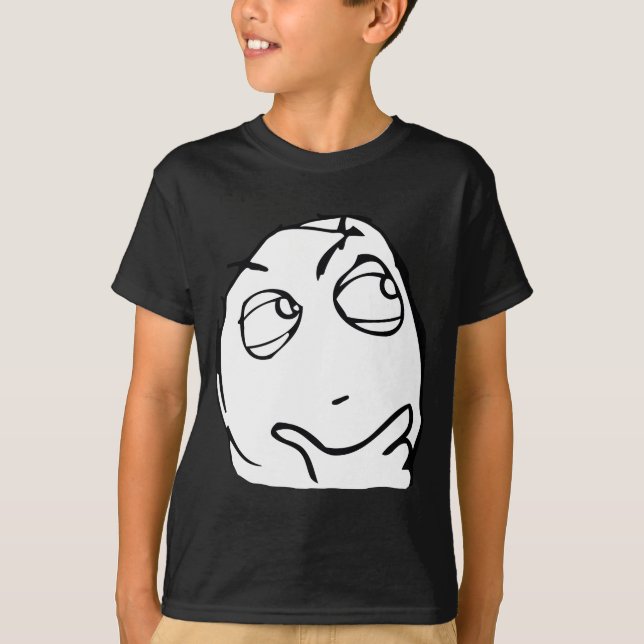 T-shirt Hmmm Internet Meme (Devant)