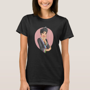 T-shirt Hmong Miao Fier Traditionnelle Fille Femme Hmoob Q