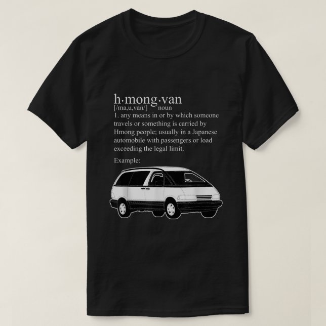 T-shirt Hmong Van T Shirt (Design devant)