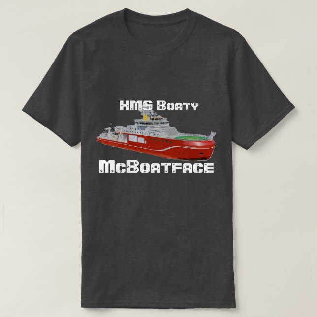 T-shirt HMS Boaty McBoatface ? (Design devant)