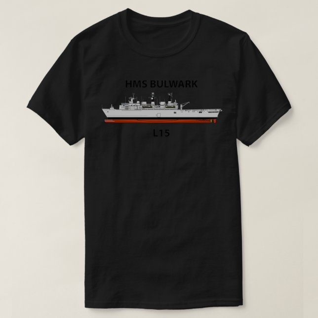 T-SHIRT HMS BULWARK L15 (Design devant)