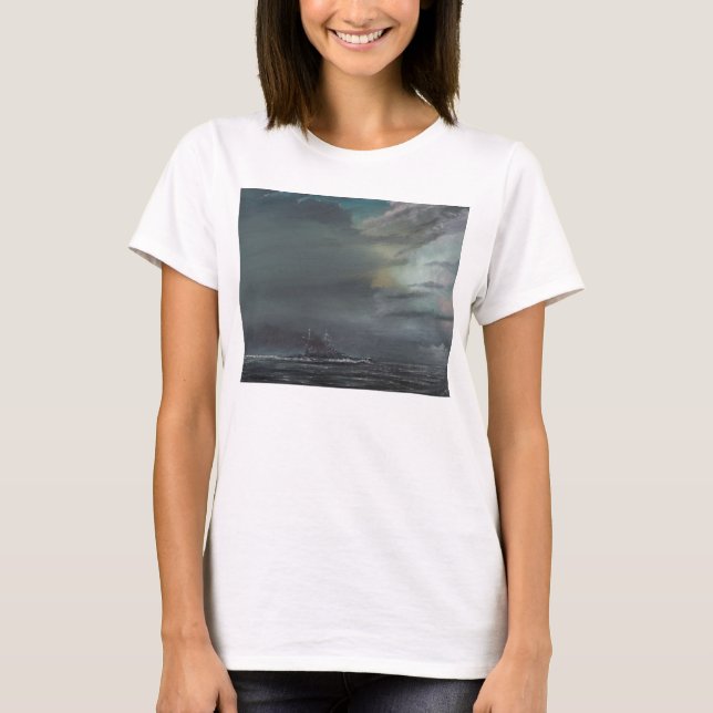 T-shirt HMS Hood 1941 2014 (Devant)
