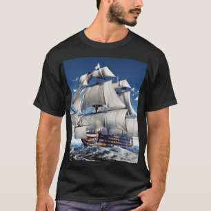 T-shirt HMS Victory, illustration 3D générée par ordinateu