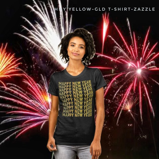 T-shirt HNY-Jaune (Créateur téléchargé)