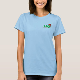 T-shirt Ho 3 (Cubed) Funny Christmas Shirt
